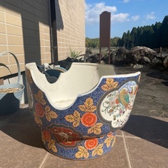 有田焼 吉國作 花瓶 細密色絵 美人図 花鳥文 大壺 豪華錦絵 染錦 陶磁器 有田焼 吉國作 花瓶 細密色絵 美人図 花鳥文 大壺 豪華錦絵 染錦