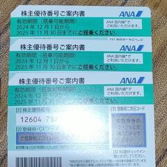 ANA株主優待の画像