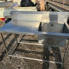 作業台　厨房用　洗い場の画像
