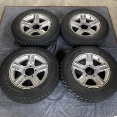 JB23 ジムニー TOYO M/T トーヨー マットタイヤ 195R16C アルミホイール付き 4本セット 16インチ 5穴 
139.7 ET22 5.5J  