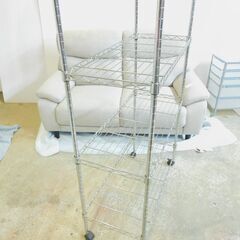 メタルラック メッシュラック スチールラック 棚4段の画像