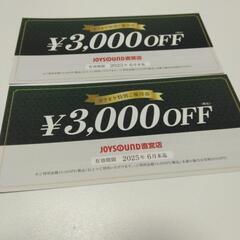 JOYSOUnD直営店のカラオケ特別ご優待券2枚セットの画像