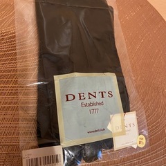 ☆美品 DENTS ハンドソーン レザー手袋 8½サイズ　globe☆