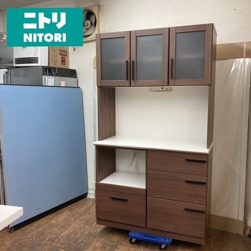 S139 ⭐ NITORI キッチンボード Nアネモ 幅105cm USED キズ有