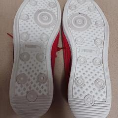 ★PUMA プーマ★USサイズ11★日本27,5cm★赤スウェード★の画像