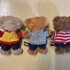 くまちゃんマグネット3個セットの画像