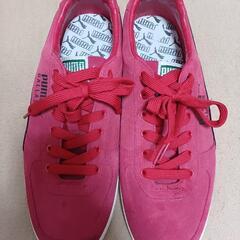 ★PUMA プーマ★USサイズ11★日本27,5cm★赤スウェード★
