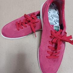 ★PUMA プーマ★USサイズ11★日本27,5cm★赤スウェード★の画像