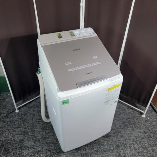 ‍♂️h070201売約済み❌7441‼️配送設置は無料‼️乾燥機能付き✨洗剤自動投入モデル✨最新2021年製✨日立 ビートウォッシュ 9kg 洗濯機