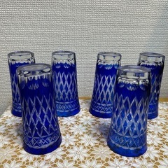 [お値打ち品]　プレミア江戸切子　(限定品)     6個セット　新品未使用品の画像