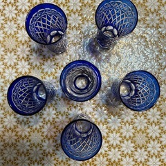 [お値打ち品]　プレミア江戸切子　(限定品)     6個セット　新品未使用品の画像