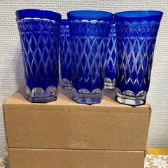 [お値打ち品]　プレミア江戸切子　(限定品)     6個セット　新品未使用品の画像