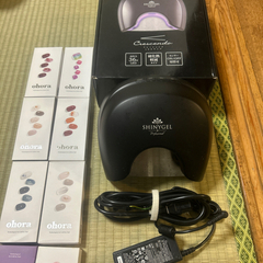ジェルネイル材料他色々　LEDランプなど　ohoraネイルシール　色々