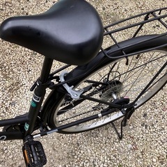 603、外装7速ママチャリ27インチ艶消し黒