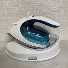 東芝 TOSHIBA コードレスアイロン ブルー TA-FV410(L)の画像