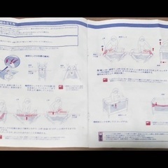 折りたたみベビーベッド　またまだ使えます。の画像