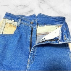 CRACK❤デニムハーフパンツ　ボトムス　ズボンの画像