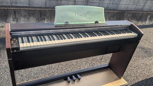 福山〜鳥取市〜姫路〜大阪〜兵庫〜岡山まで配達無料②送料込みCASIO 電子ピアノ PX-700 2005年製 スリム美品＆完動品\n★ジモティーが一番安い！\n★ジモティーは設置までお手伝い\n【簡単設置】\n★ジモティーは即配達、納品可能！