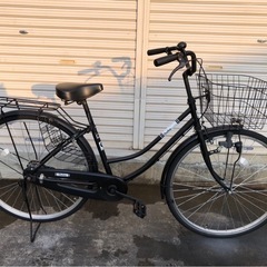 546 CHOLSA自転車ママチャリ 27インチ ブラックボディー