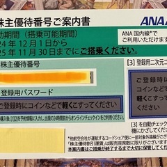 全日空　優待券