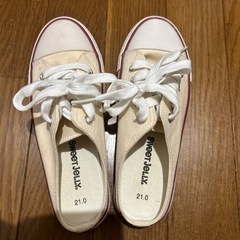 子供用スリッポンシューズ21cmの画像