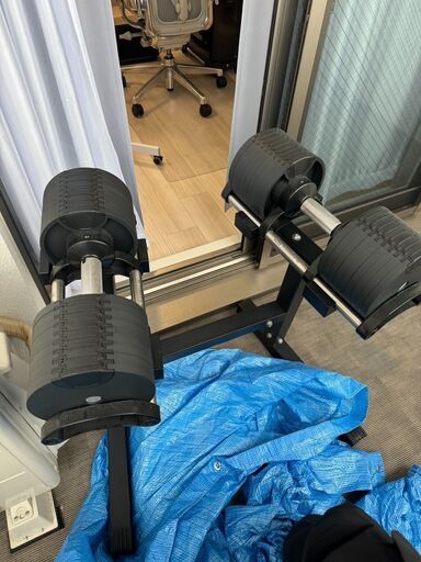 FLEXBELL(フレックスベル) 可変式ダンベル 32kg 純正スタンドセット