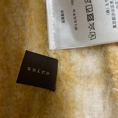 新品未使用unico大判ブランケットの画像