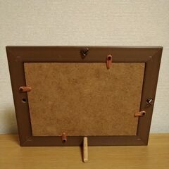 写真立て フォトスタンド フォトフレーム 木目枠の画像