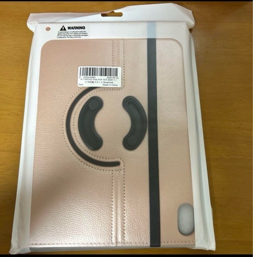 新品★iPad ケース 360度回転 スタンド機能付き 合成皮革 ピンク