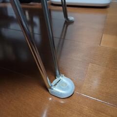 折りたたみ式ミニテーブル ローテーブル 脚保護の画像