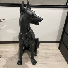 ドーベルマン 置物 オブジェ 犬の画像