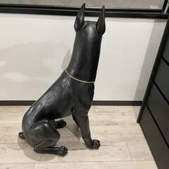 ドーベルマン 置物 オブジェ 犬の画像