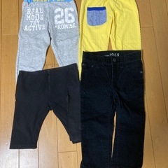 子供服／ジャージ、長袖フリース、ズボンの画像