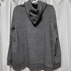 ◆(58)未使用　 ４Lサイズ レディース　パーカー　グレー　裏起毛の画像