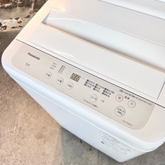 ご成約済み🐶　設置まで👏🏻 Panasonic 一人暮らし洗濯機 5kg✨ 2021年製⭕️の画像