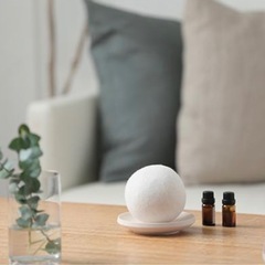 新品★エコ加湿器丸型