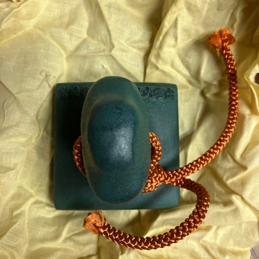 珍品 未使用 非売品 出雲大社 神楽殿 御造営記念品 出雲鉄器製印