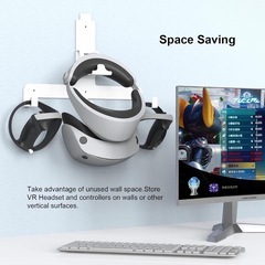 800→500円　PS VR2用壁掛け金具 PSVR2用収納スタンド ホルダー PS VR2ヘッドの画像