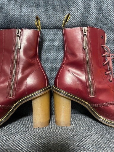 ブーツ　Dr. Martens バーガンディ レザーブーツ