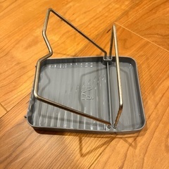 【ほぼ新品】鍋ふた&お玉置きの画像