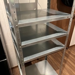スチールラック　ラック　シルバー