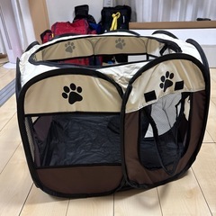 ペット用　折りたたみサークルの画像