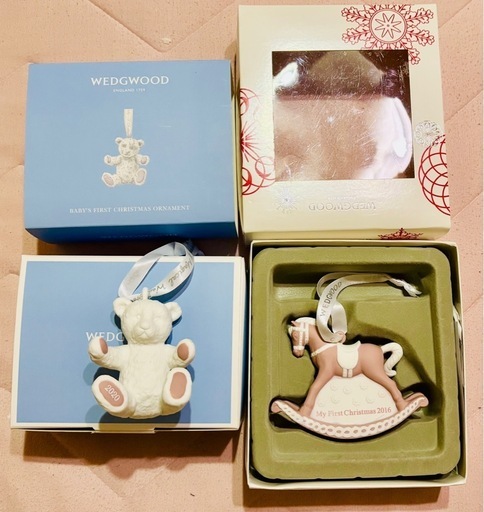 ウェッジウッド オーナメント 木馬・ベア 2016/2020