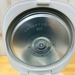 東芝 炊飯器 RCK-X10A(W) 1.0L 新丸底黒釜 保温・おかゆ機能付き 箱付き の画像