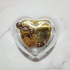 【まとめて】ハート型♡オルゴール２点の画像