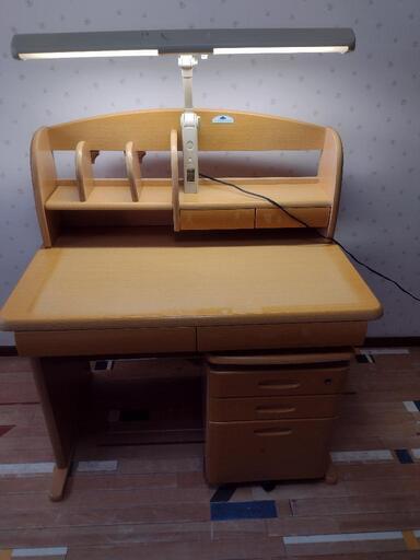学習机　キャビネット付き