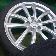 🆕215/45R18インチ7.5Jインセット48ヴォクシー等にアルミホイール４本セット🆕の画像