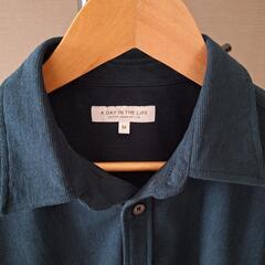 ユナイテッドアローズ コーデュロイ シャツ グリーンの画像