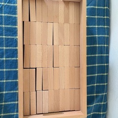 白木の積み木