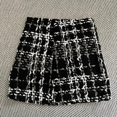 ツイード風　ミニスカート